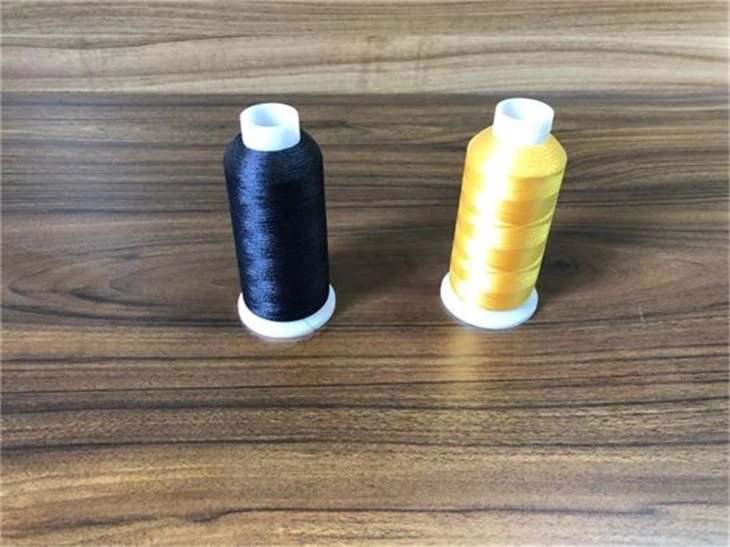 High Strength Polyester 2kg Bobbin Yarn Embroidery Thread